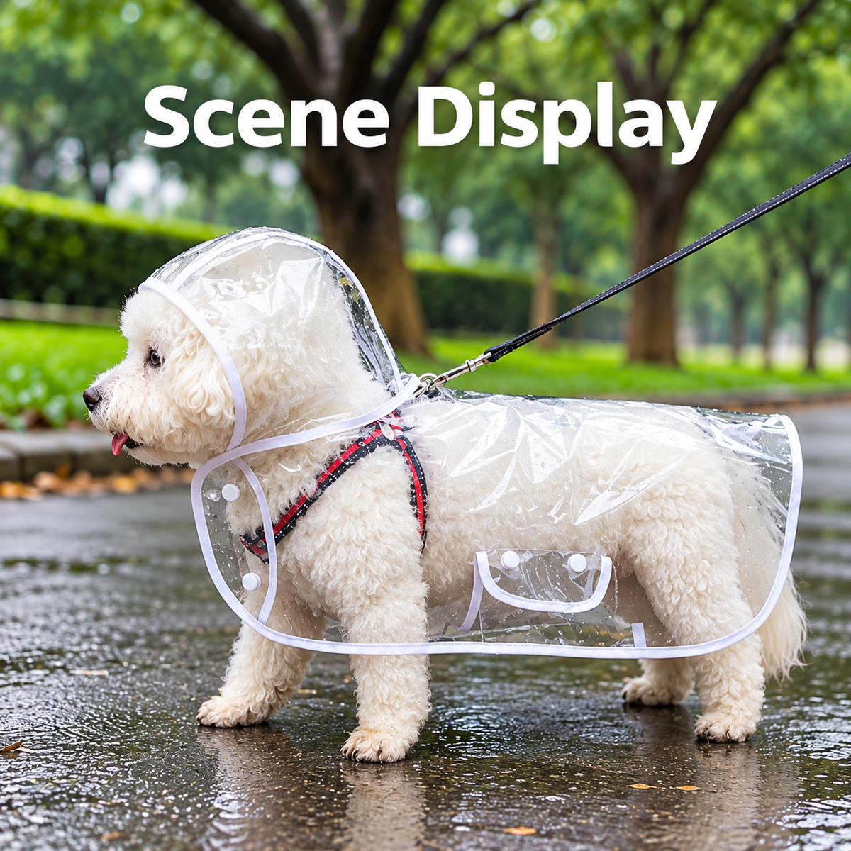 Premium Transparent Dog Raincoat