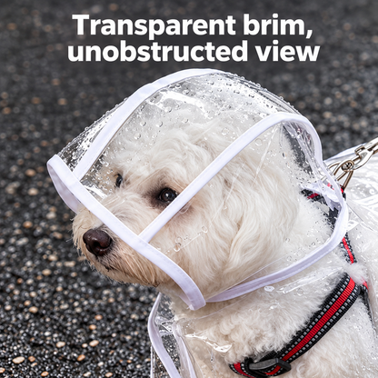 Premium Transparent Dog Raincoat