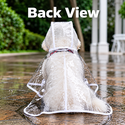 Premium Transparent Dog Raincoat