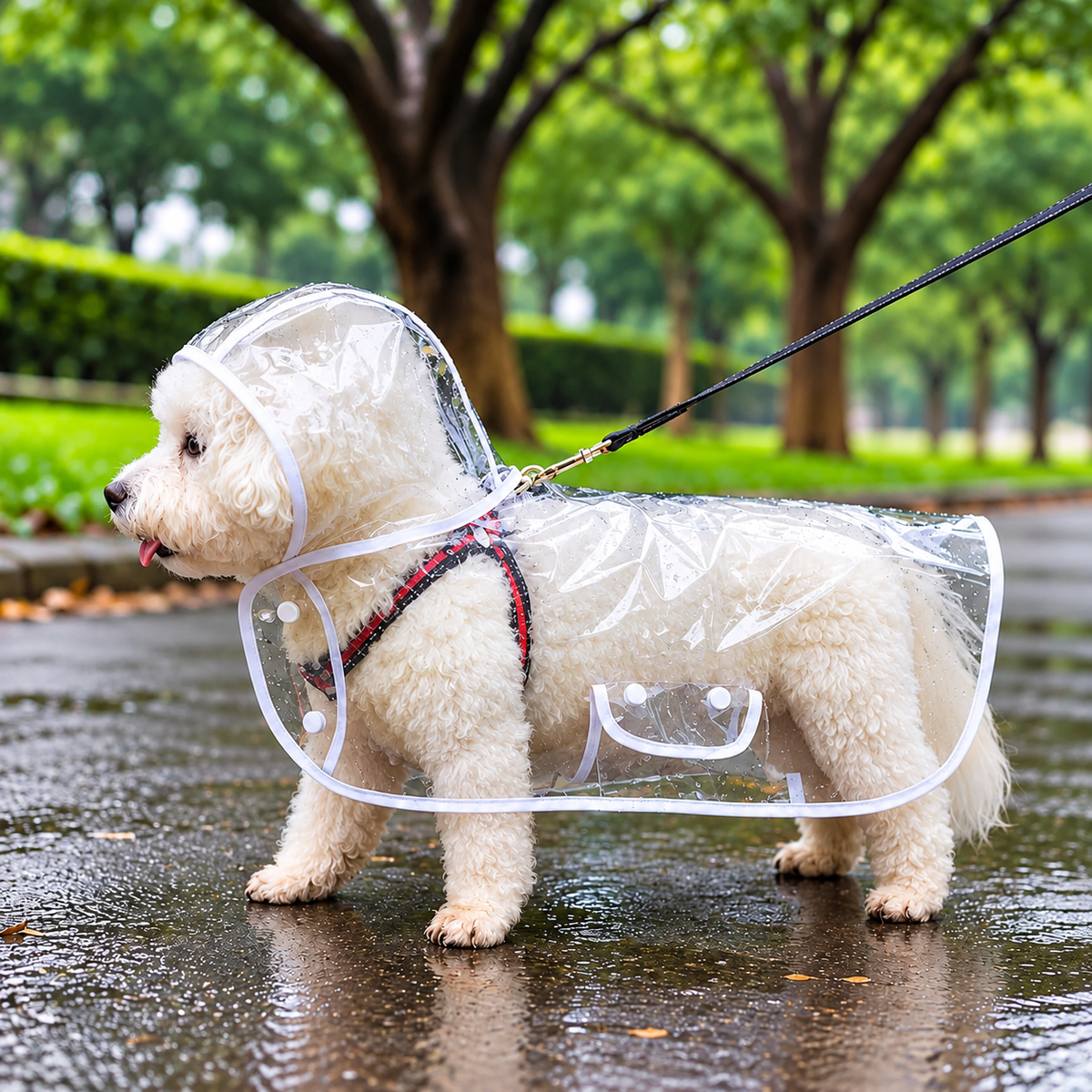 Premium Transparent Dog Raincoat