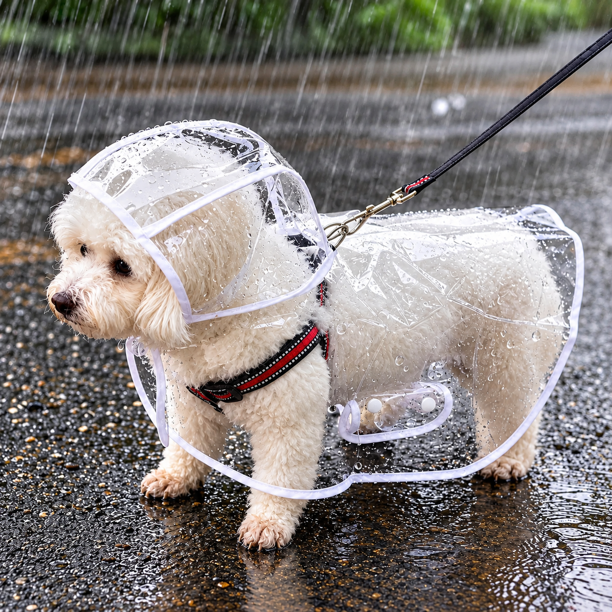 Premium Transparent Dog Raincoat